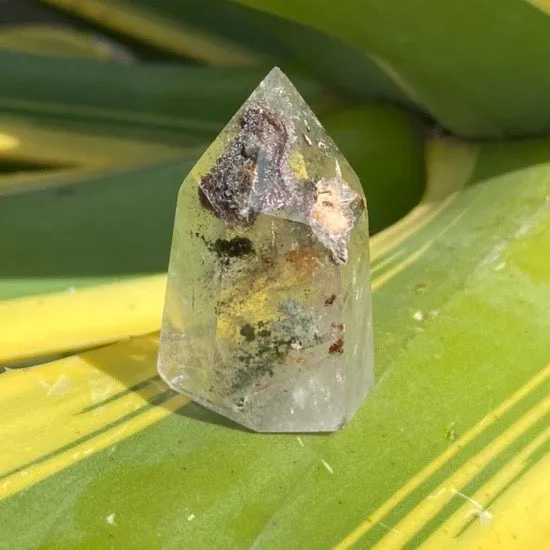 Garden Quartz Tower Point Lodolite Quartz Tower Included Quartz Tower Phantom Quartz Tower Point