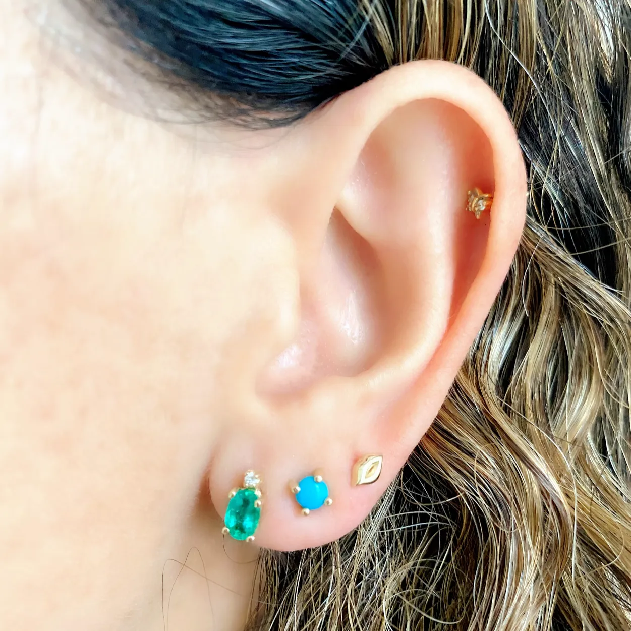 Gemstone Studs