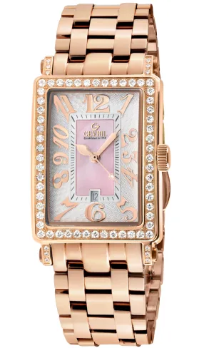 Gevril Women's Avenue of Americas Mini Diamond 32mm Quartz Watch 7345RLB