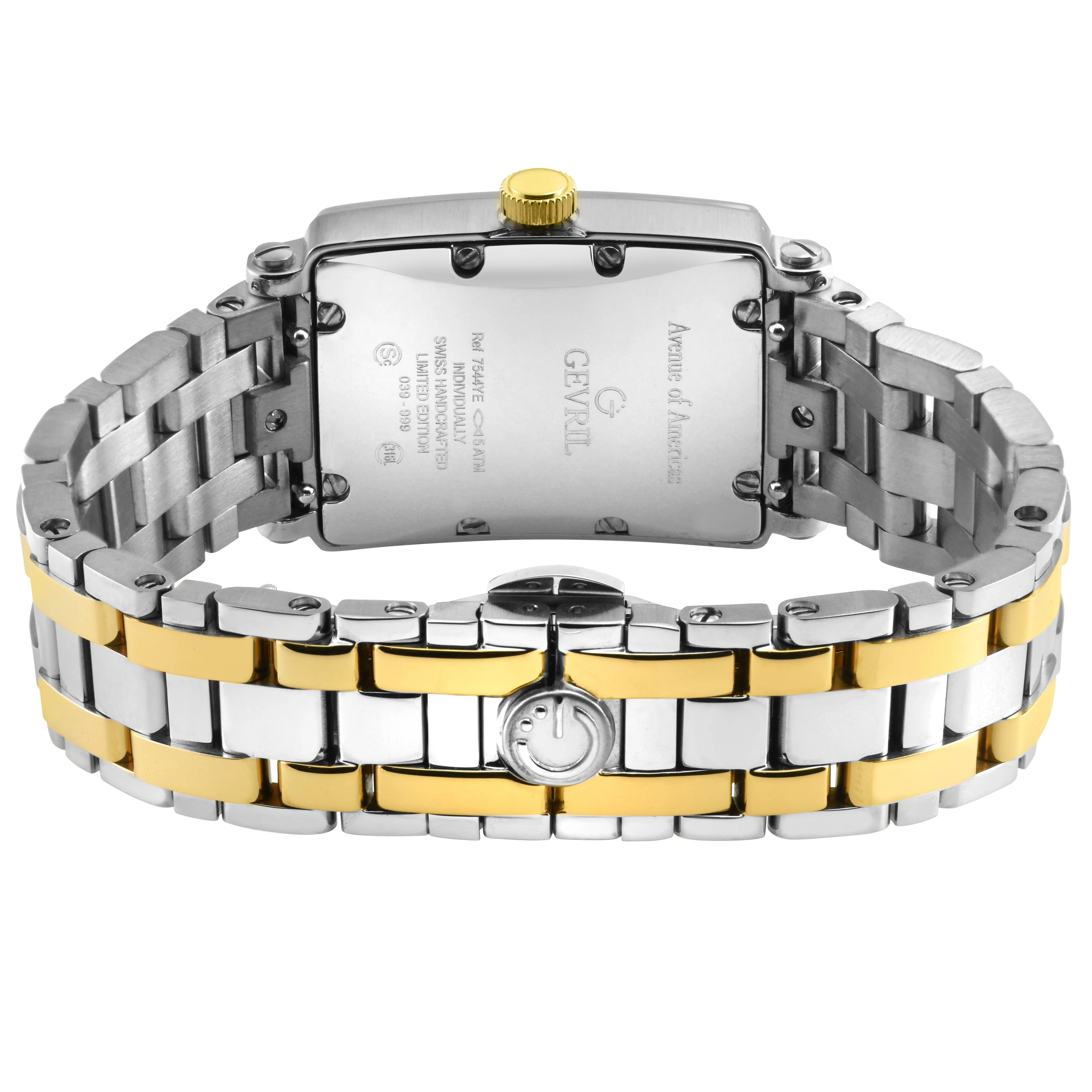 Gevril Women's Avenue of Americas Mini Diamond 32mm Quartz Watch 7544YLB