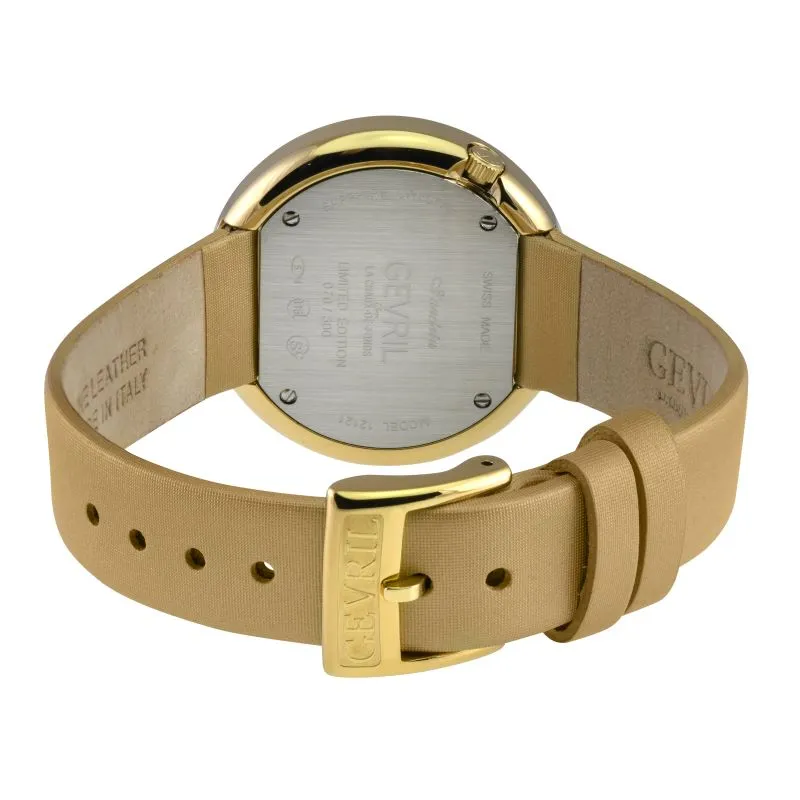 Gevril Women's Gandria 36mm Quartz Watch 12121-2