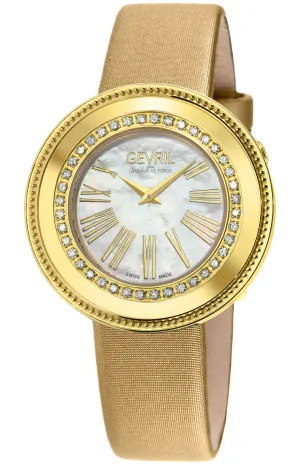 Gevril Women's Gandria 36mm Quartz Watch 12121-2