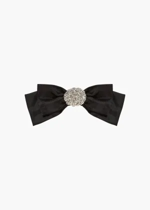 Gillian Bow Barrette -- Black