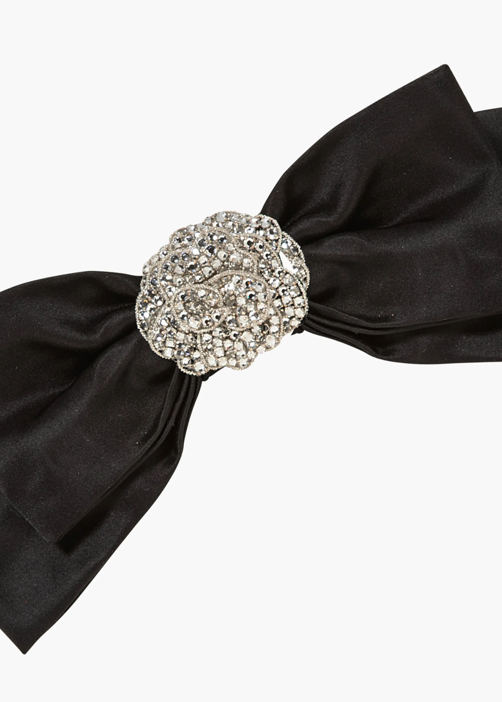 Gillian Bow Barrette -- Black