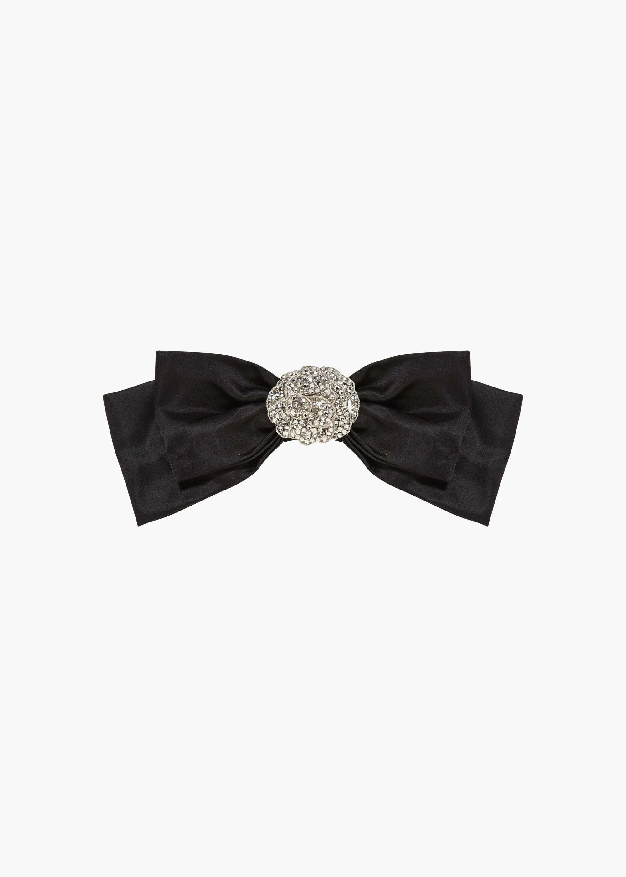 Gillian Bow Barrette -- Black