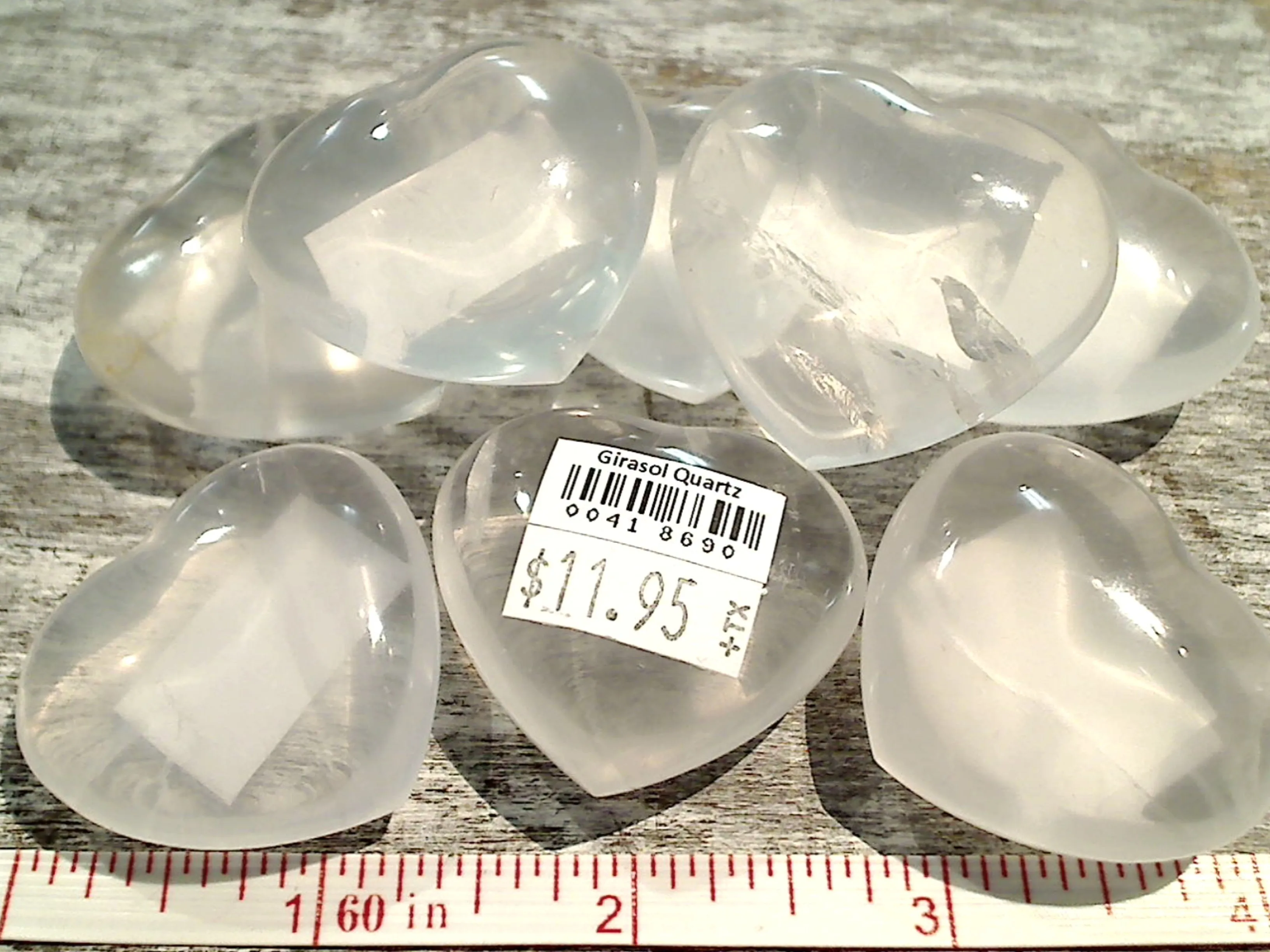 Girasol Quartz 1.5" Heart