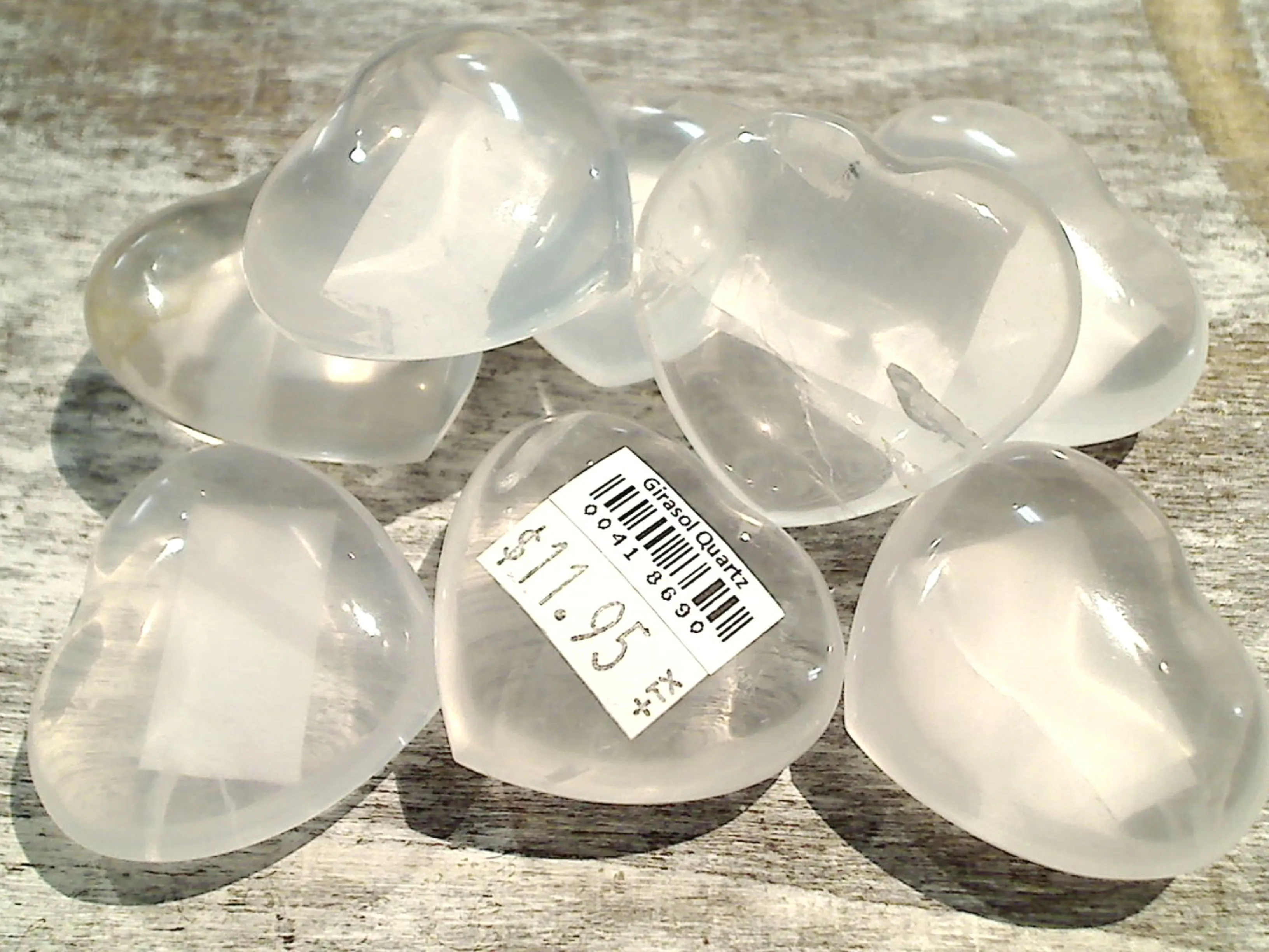 Girasol Quartz 1.5" Heart
