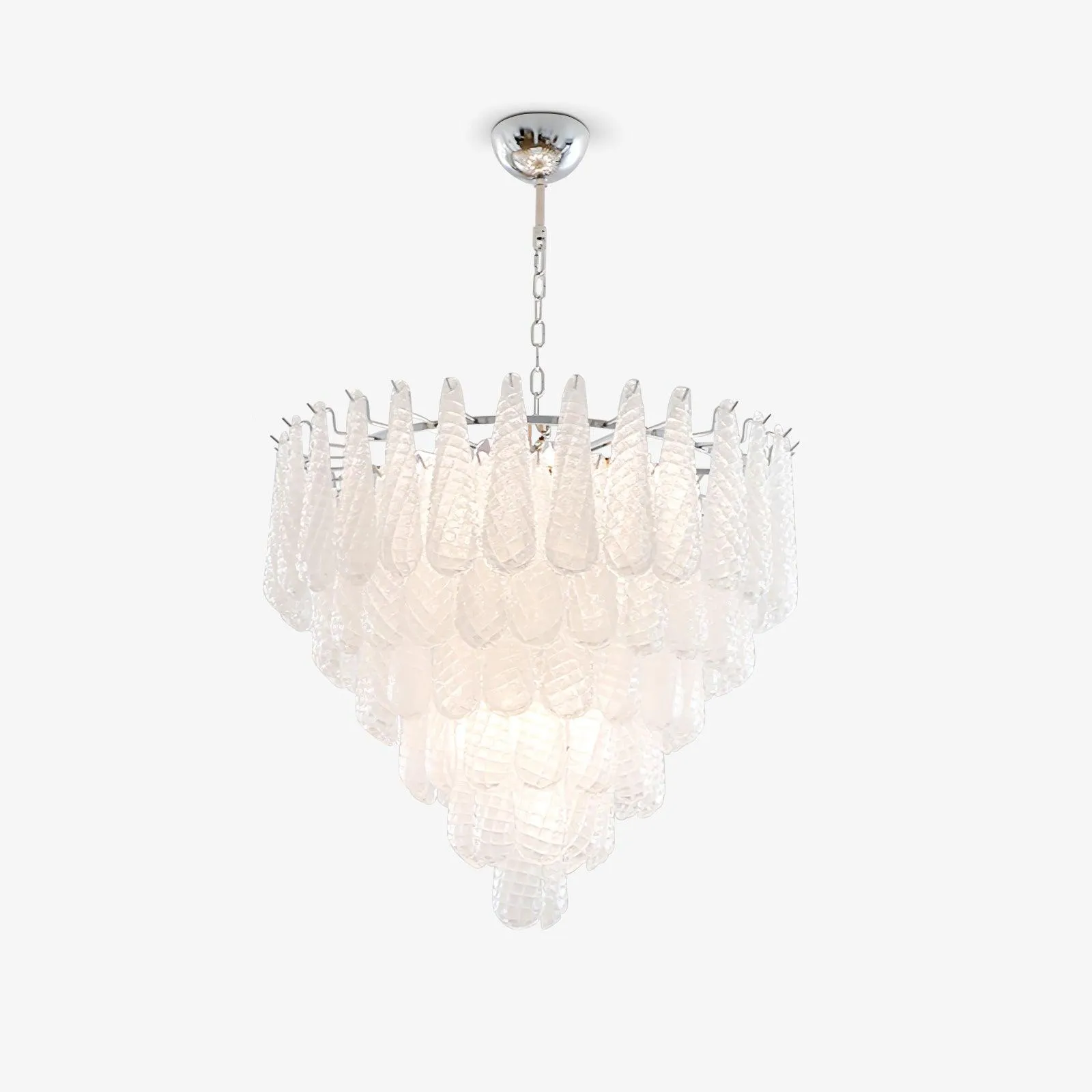 Grid Glass Waterfall Chandelier