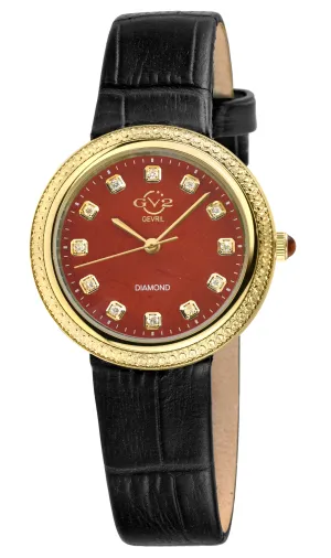 GV2 by Gevril Women's Arezzo 33mm Quartz Watch 13303
