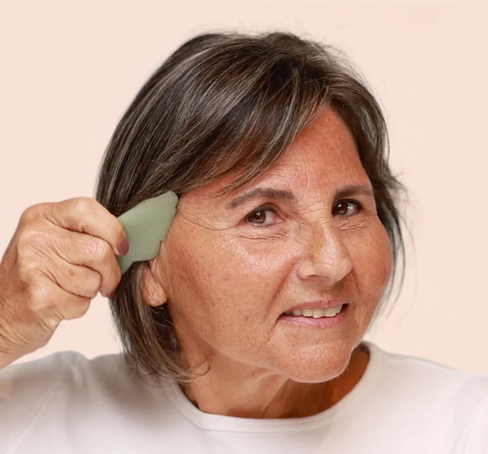 Jade Gua Sha Facial Stone