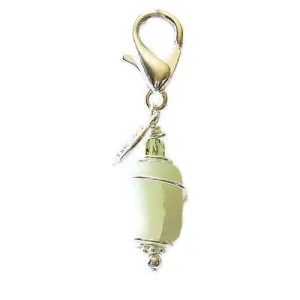 Jade Healing Dog Collar Charm Pawmulet