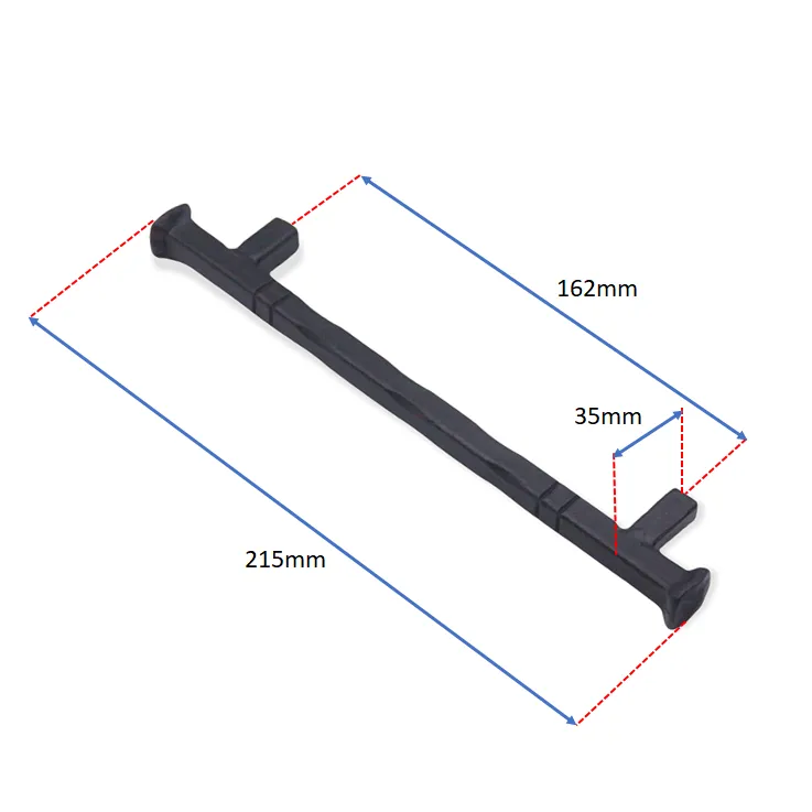Jade Pull Handle Medium Matt Black