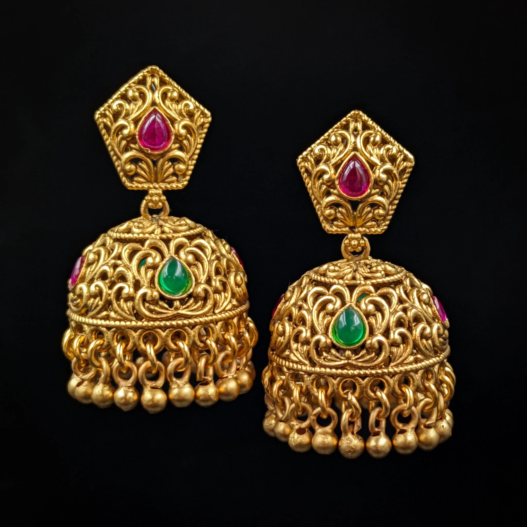 Jhumki Antique Earring 7047-1