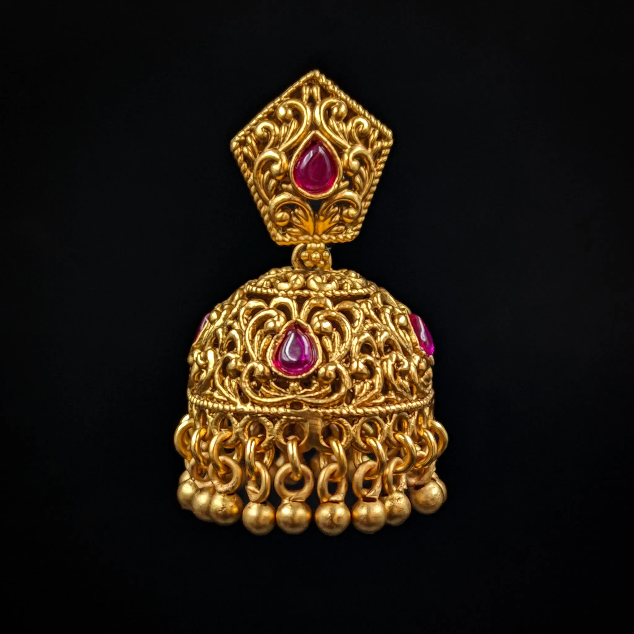 Jhumki Antique Earring 7047-1