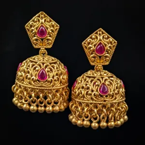 Jhumki Antique Earring 7047-1