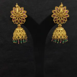 Jhumki Antique Earring 9208-100