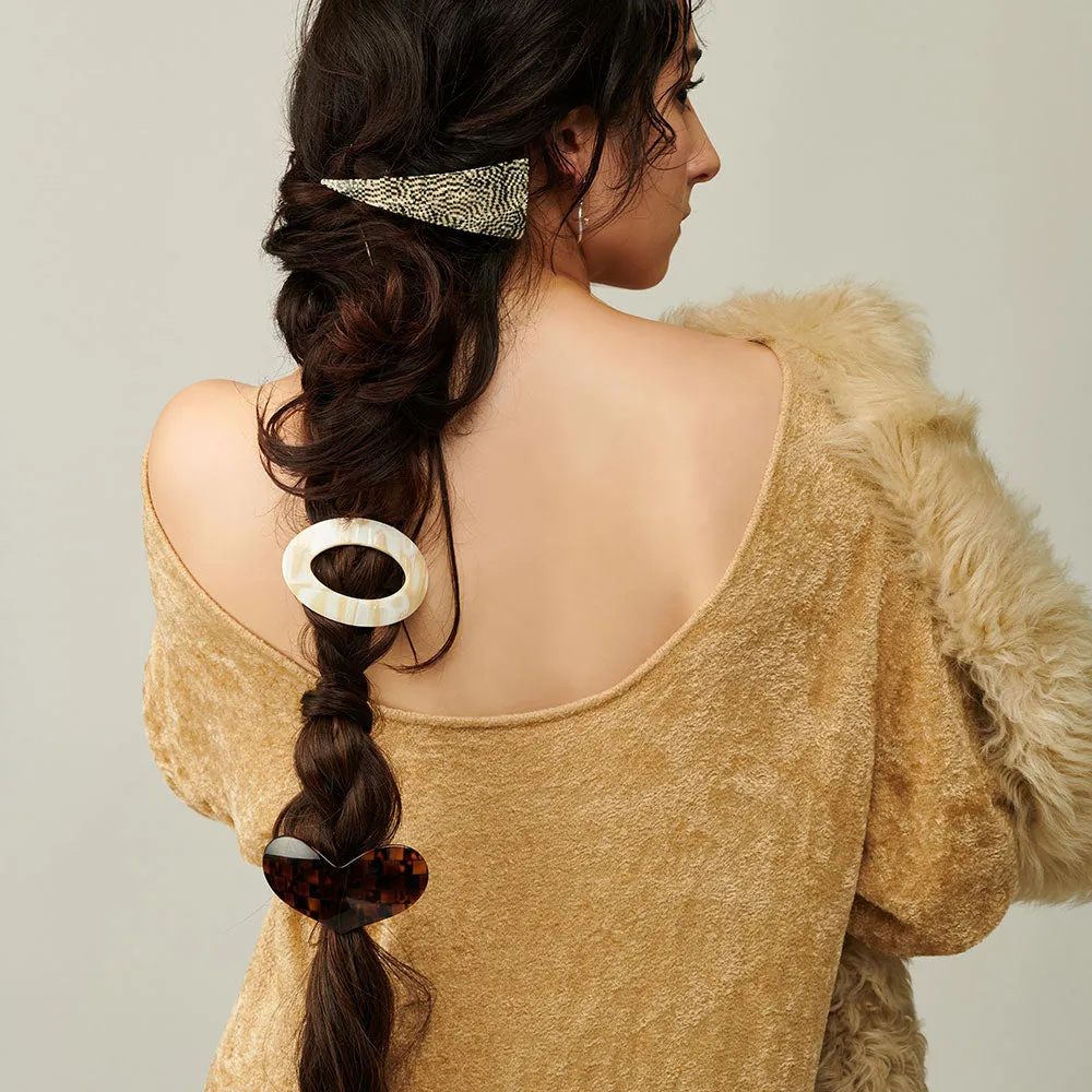 Large Oval Hair Barrette