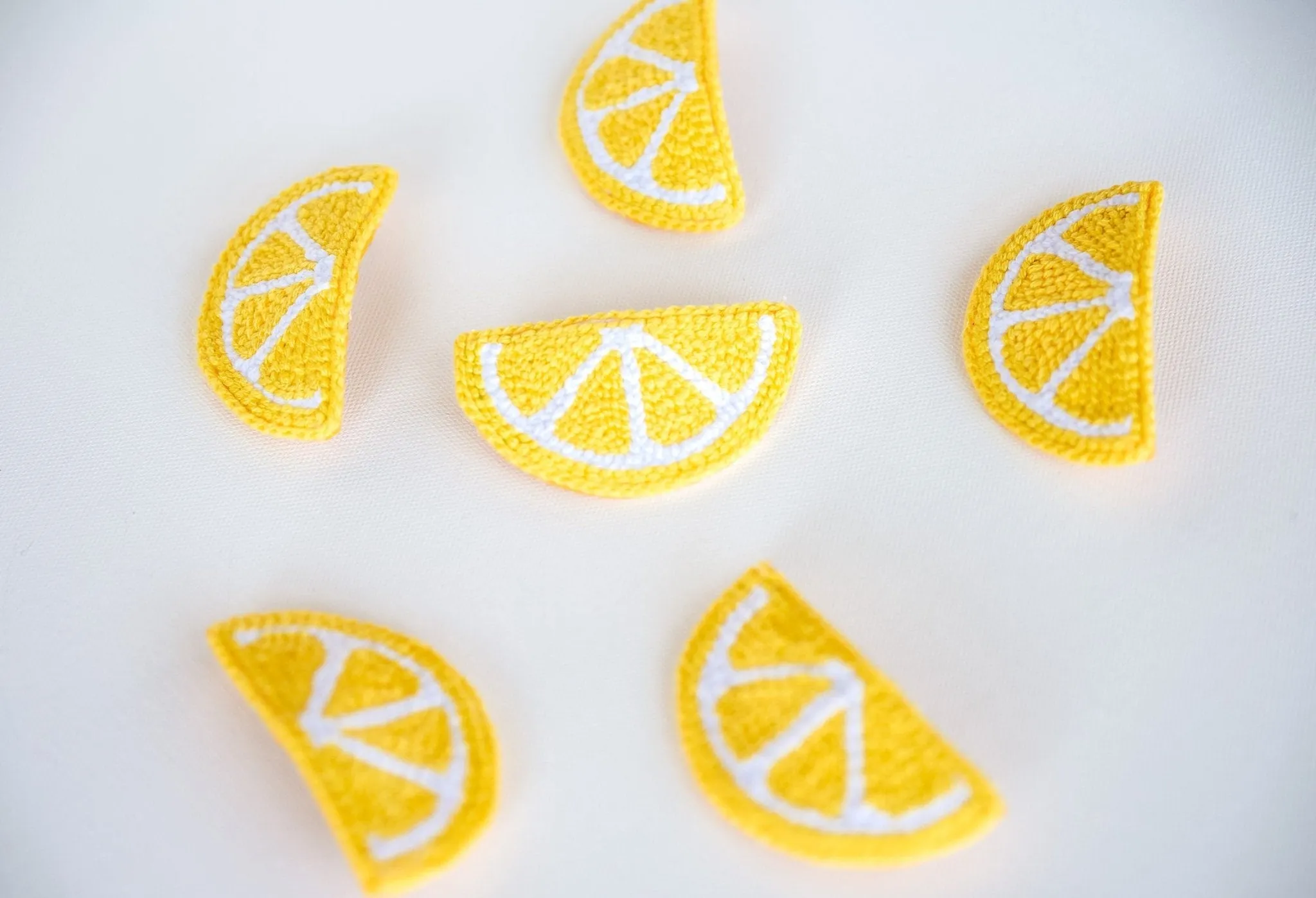 Lemon Slice Hair Clips