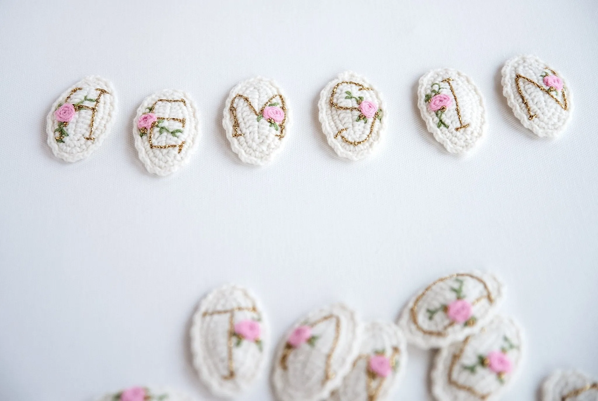 Letter Hair Clips