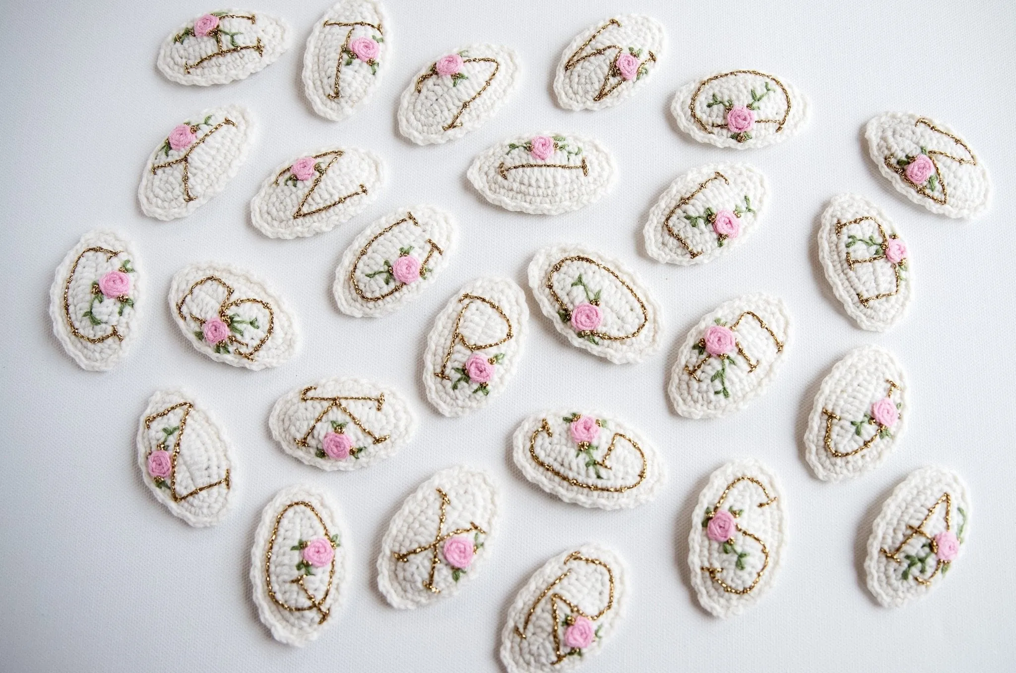 Letter Hair Clips