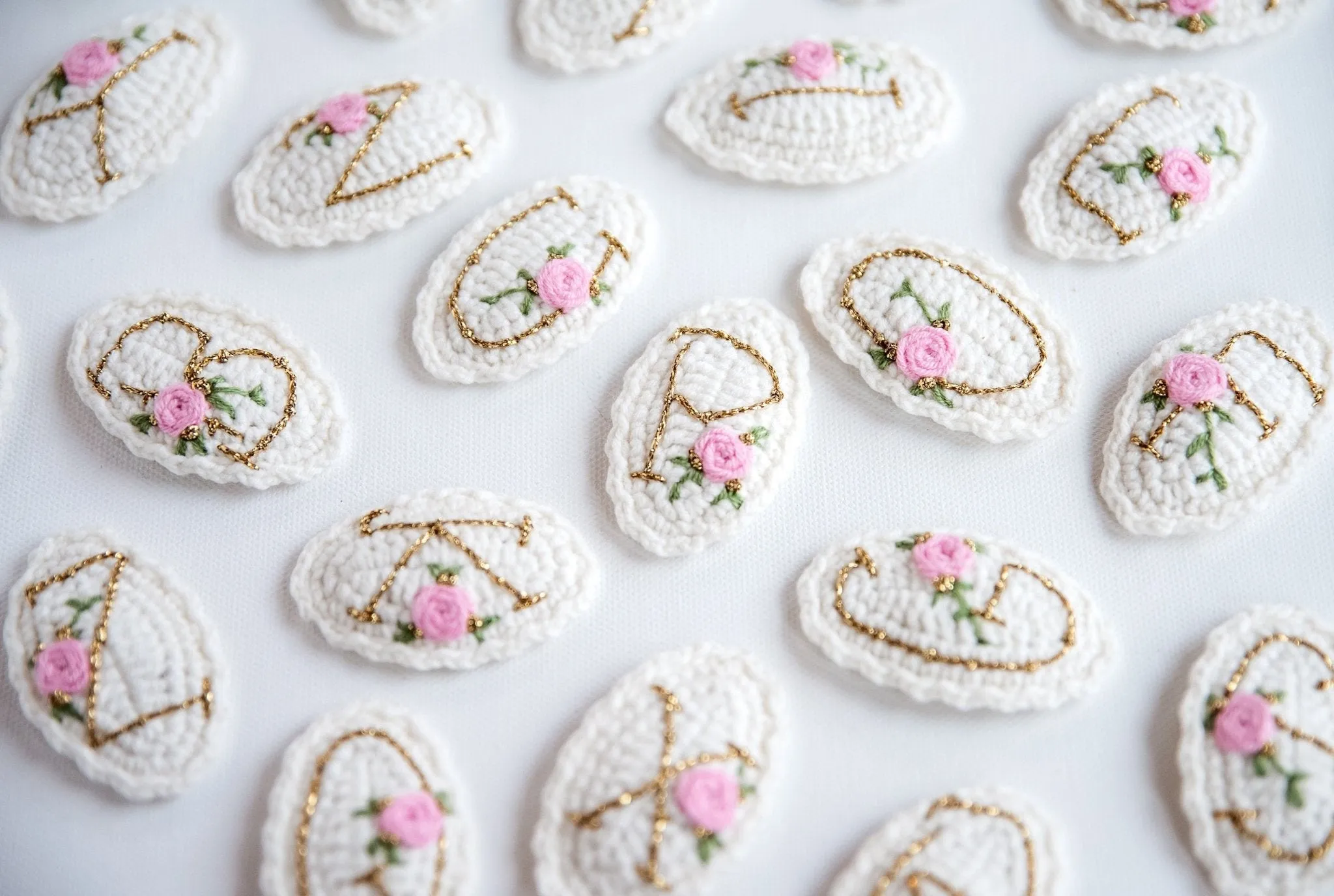Letter Hair Clips