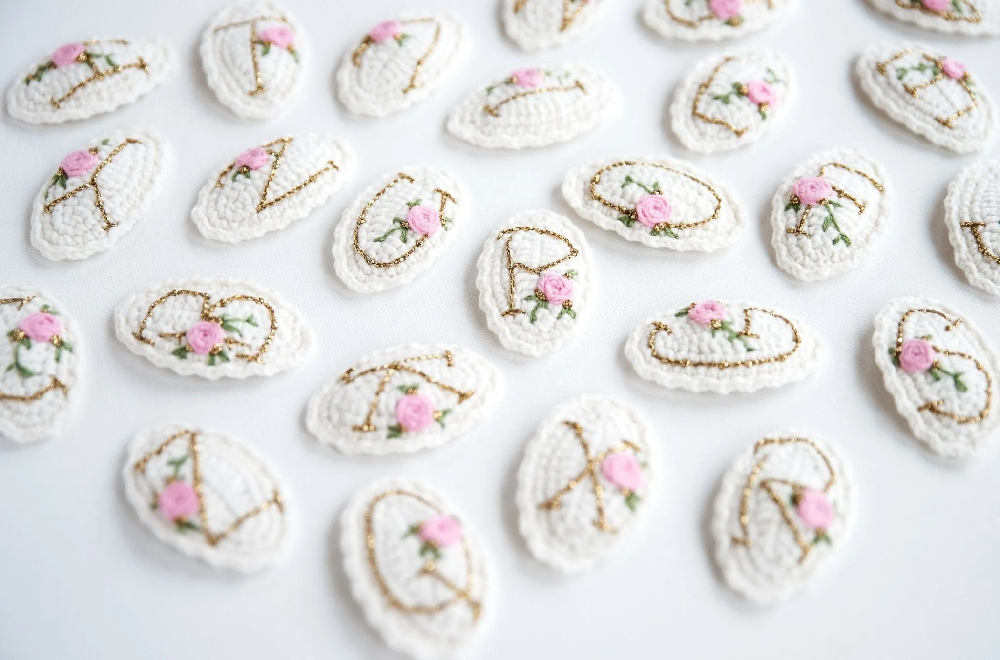 Letter Hair Clips