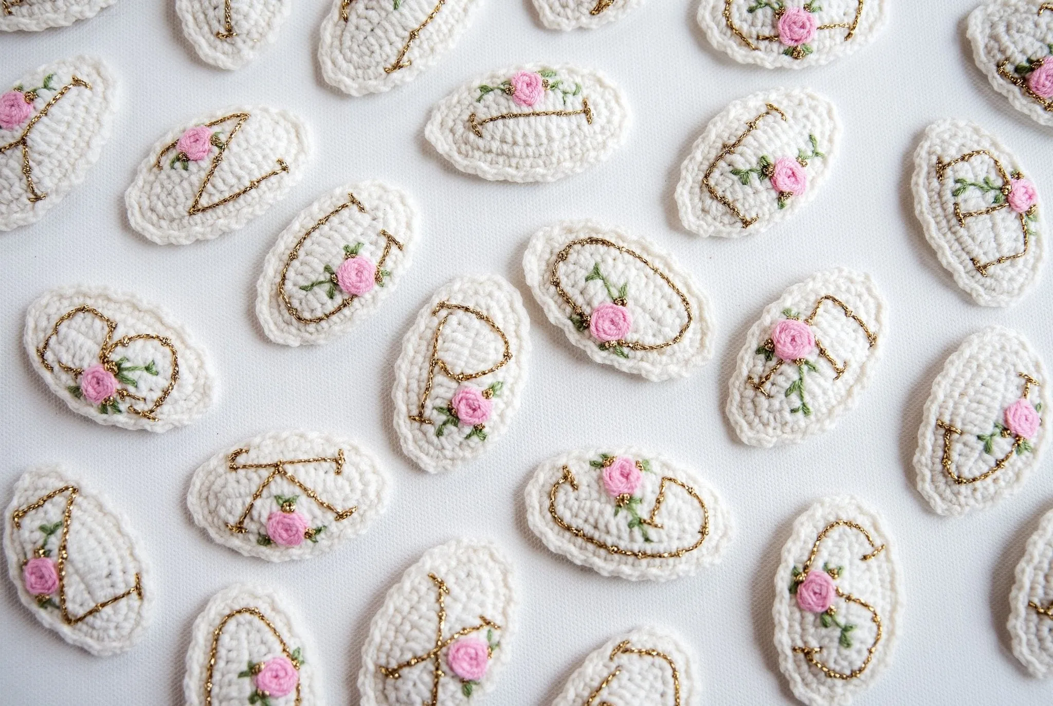 Letter Hair Clips
