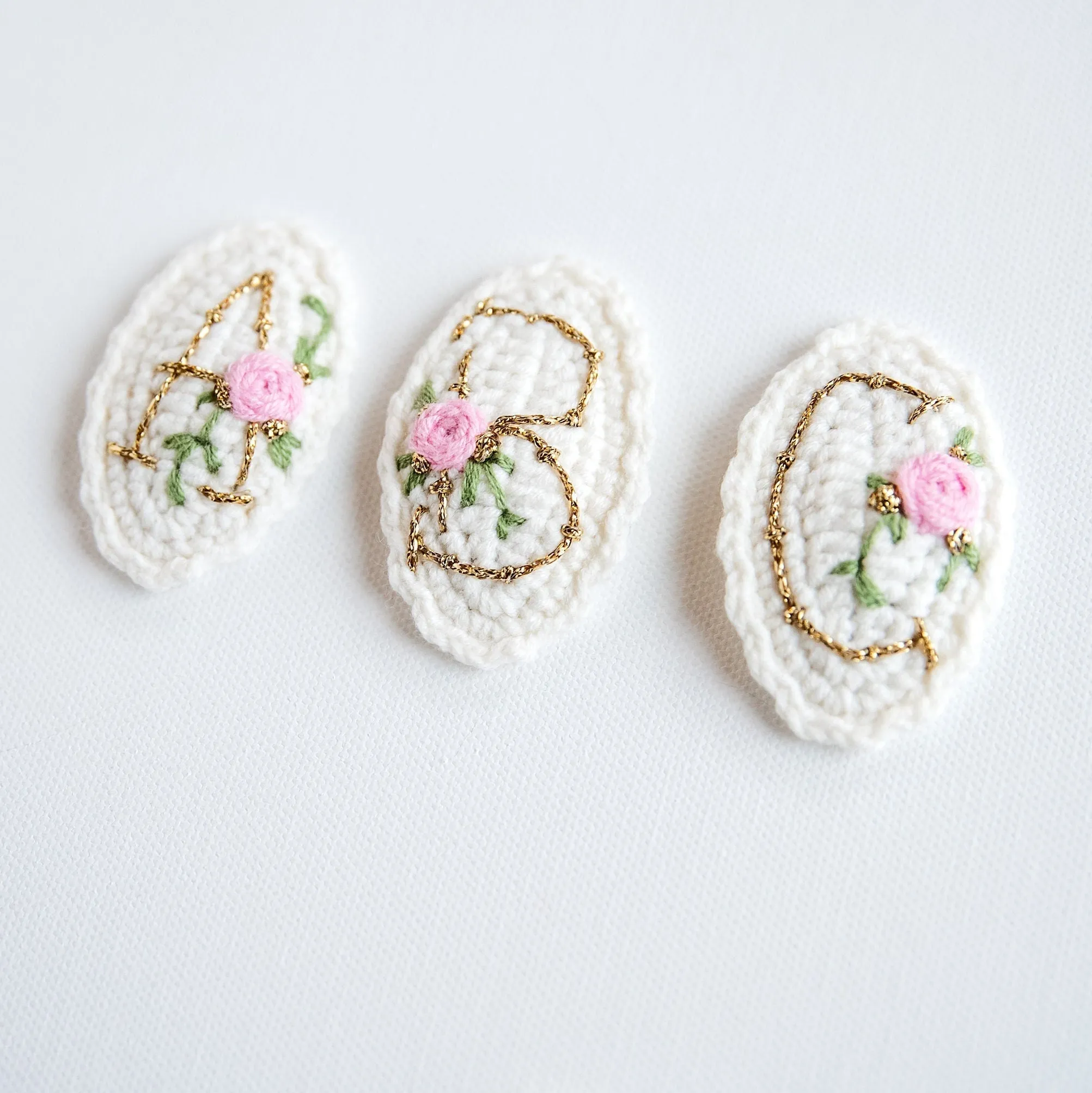 Letter Hair Clips