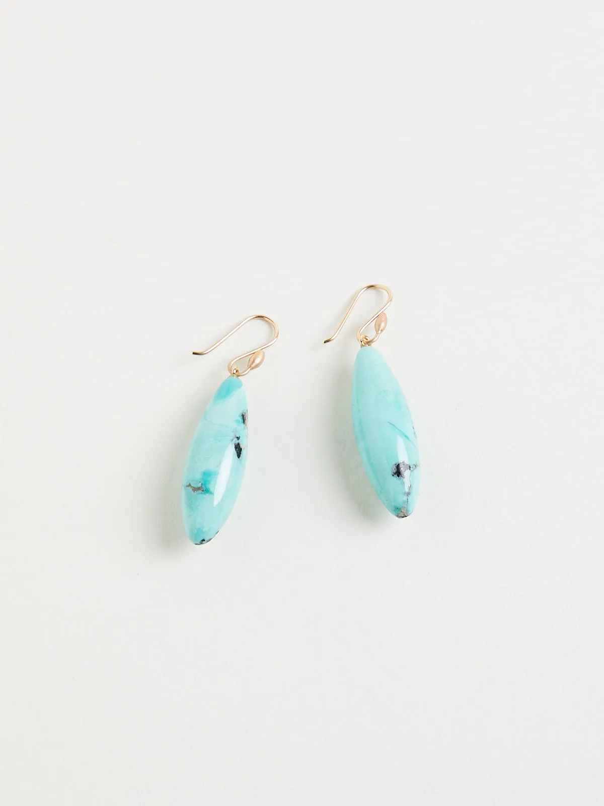Long Berry Earrings in Turquoise
