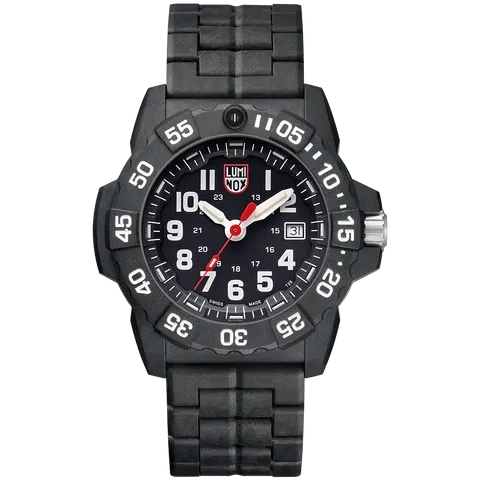 Luminox Navy SEAL - Military Dive Watch Black and White 45mm Quartz