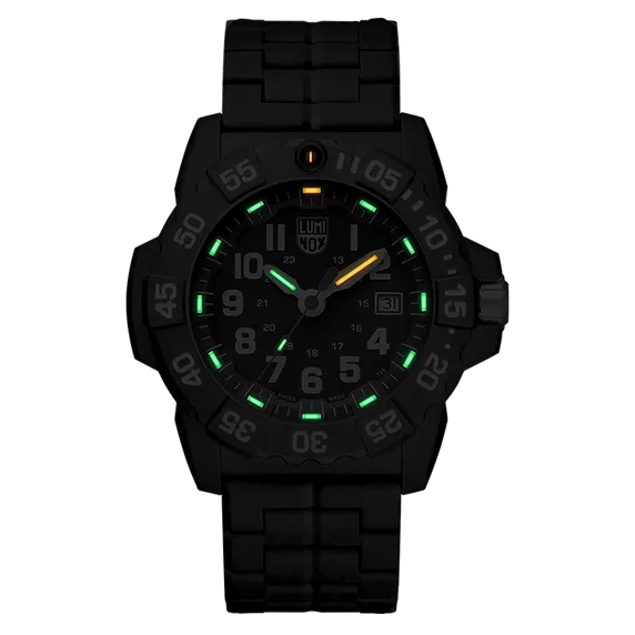Luminox Navy SEAL - Military Dive Watch Black and White 45mm Quartz