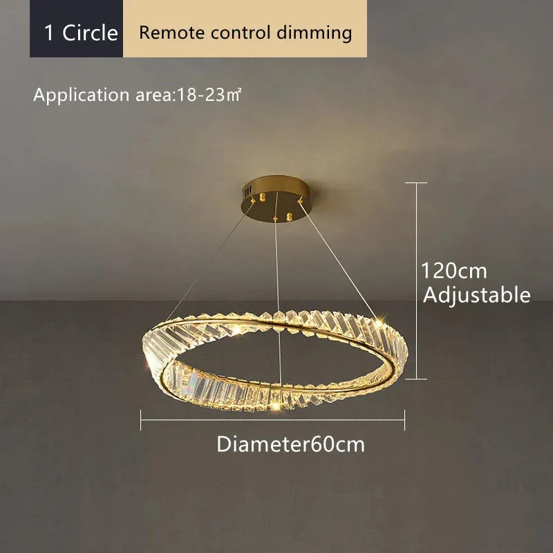 Luxury Crystal Ceiling Chandeliers by Mansion - Modern Design LED Hanging Lamp