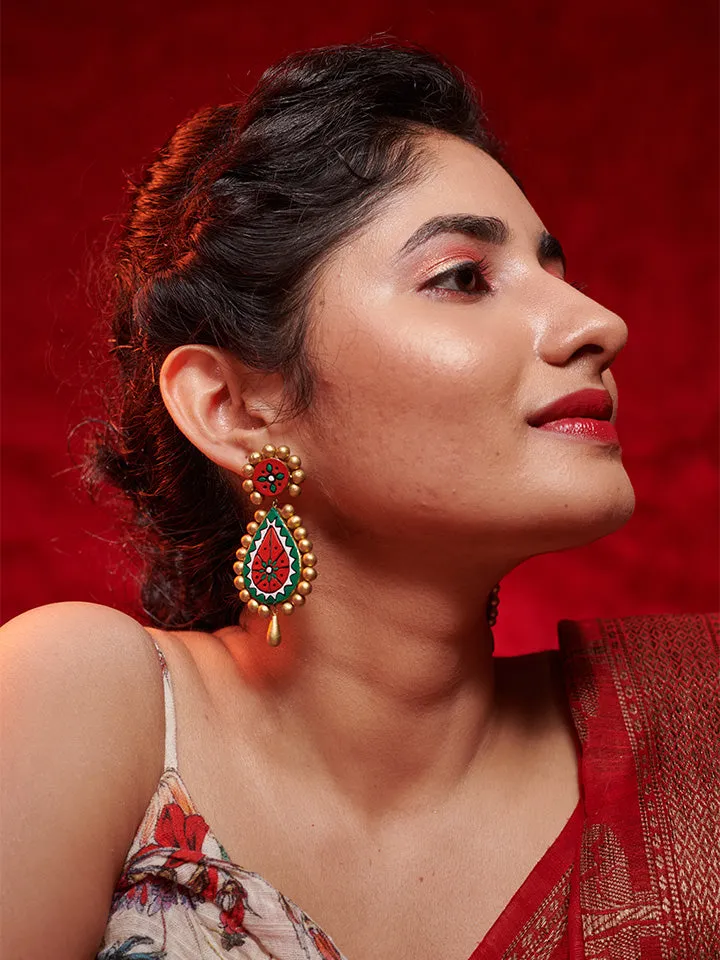 Meenakari Dangle Earrings