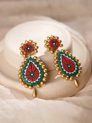 Meenakari Dangle Earrings
