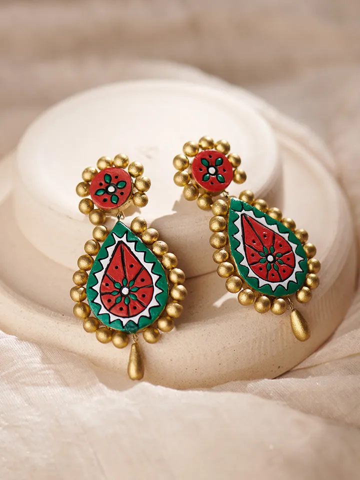 Meenakari Dangle Earrings