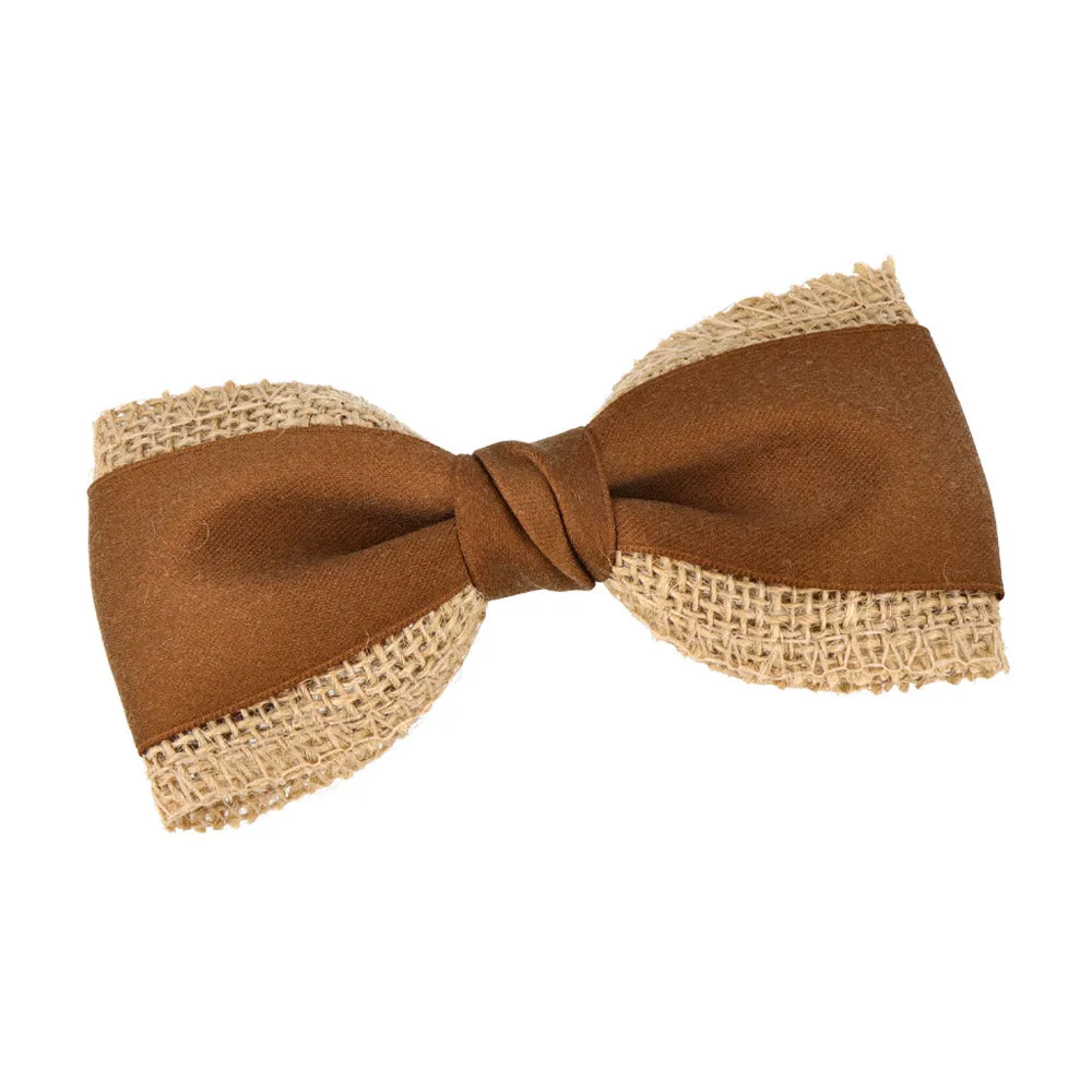 Mesh Detail Bow Barrette