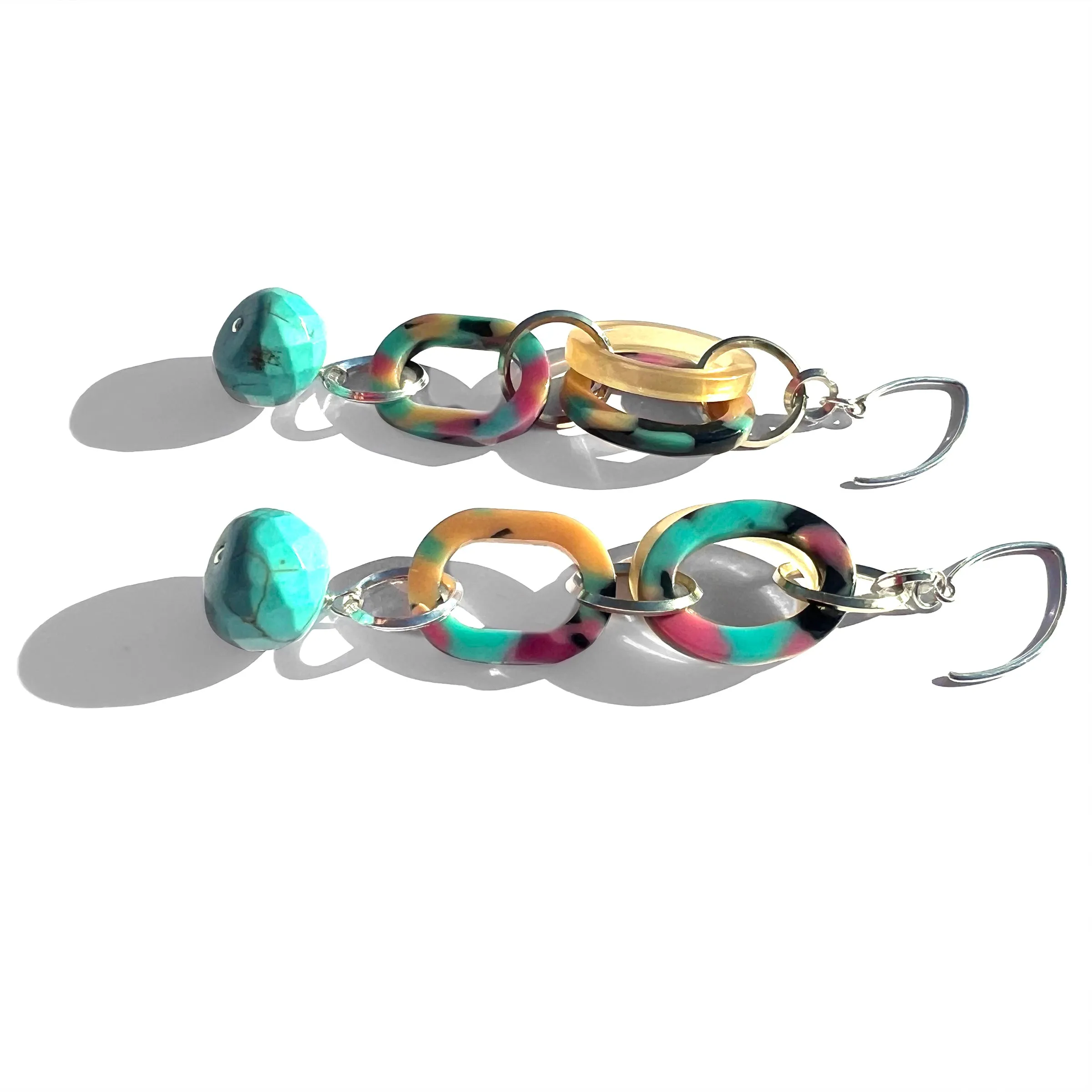 MPR x THE IMAGINARIUM: Tropical Turquoise Double Drop Earrings