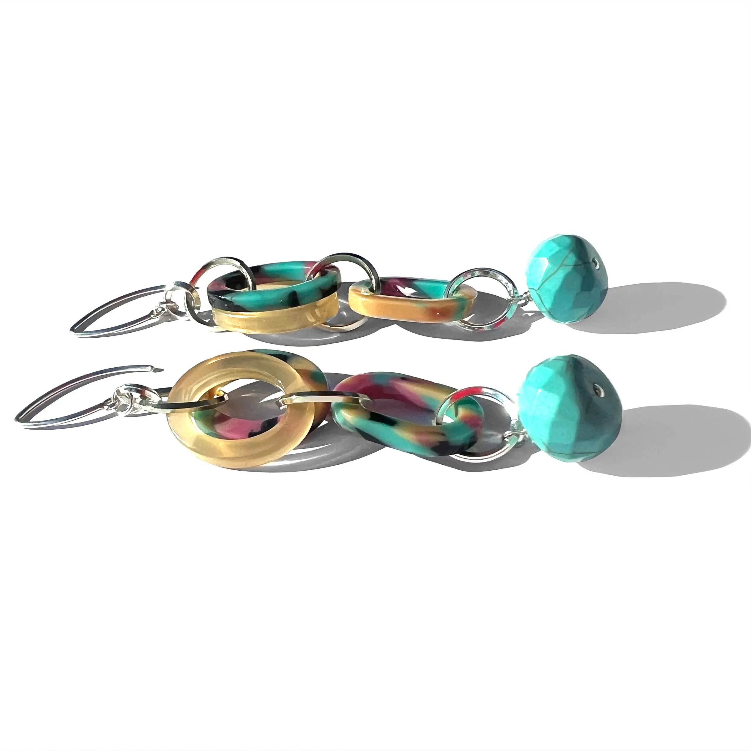 MPR x THE IMAGINARIUM: Tropical Turquoise Double Drop Earrings