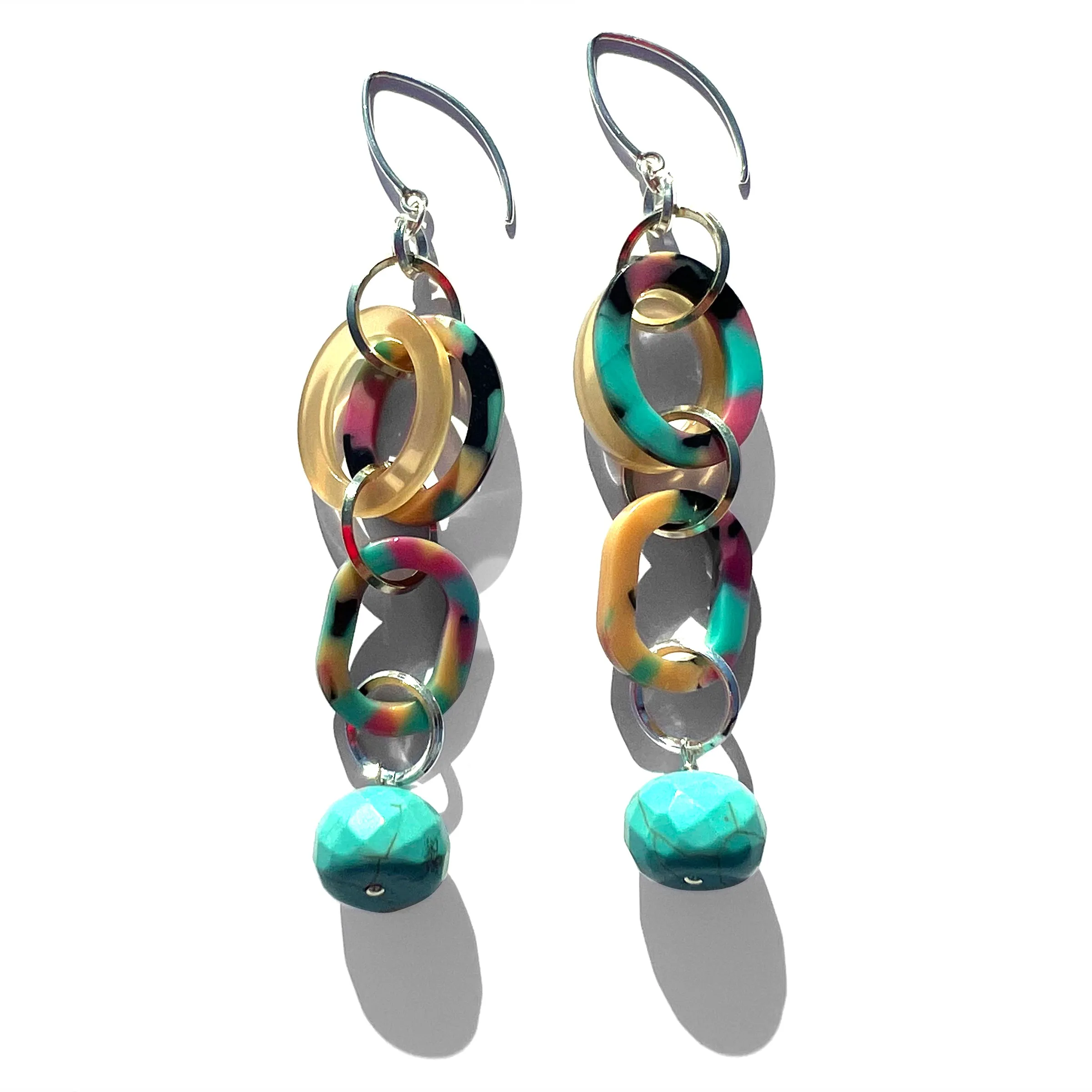 MPR x THE IMAGINARIUM: Tropical Turquoise Double Drop Earrings