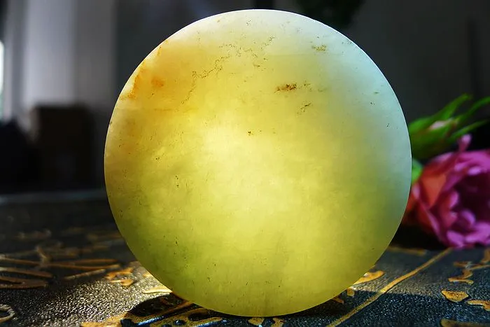 Natural Jade Rough Jadeite Raw (111g,5.3X5.3X1.45cm)