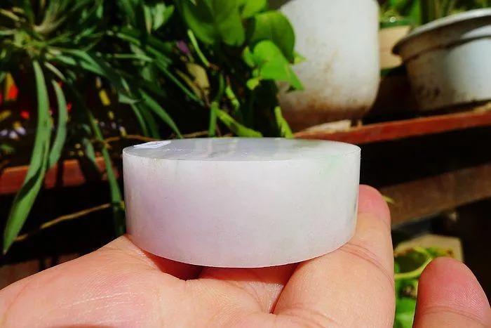 Natural Jade Rough Jadeite Raw (127g,5.2X1.7cm)