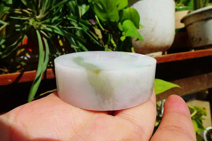 Natural Jade Rough Jadeite Raw (127g,5.2X1.7cm)