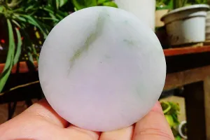 Natural Jade Rough Jadeite Raw (127g,5.2X1.7cm)
