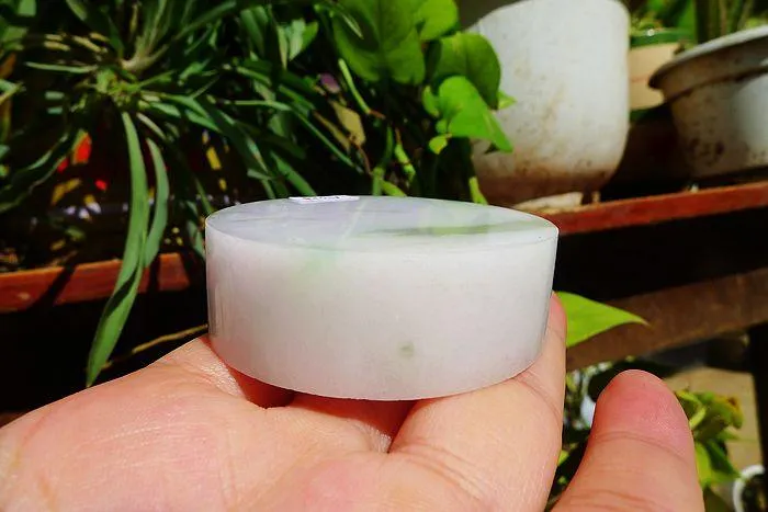 Natural Jade Rough Jadeite Raw (127g,5.2X1.7cm)