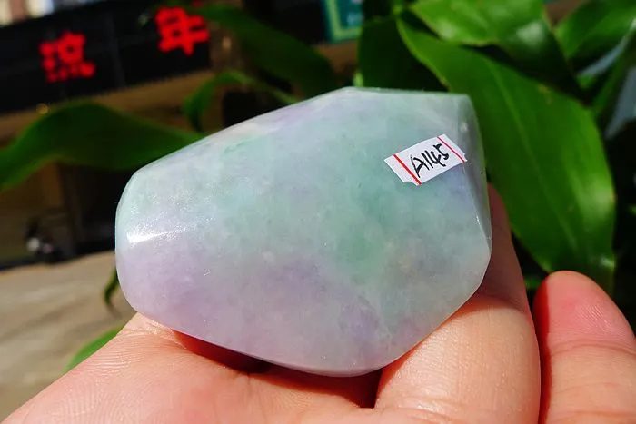 Natural Jade Rough Jadeite Raw (130g,6.8X4.9X2.9cm)