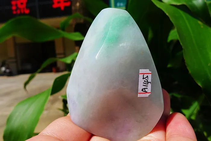 Natural Jade Rough Jadeite Raw (130g,6.8X4.9X2.9cm)