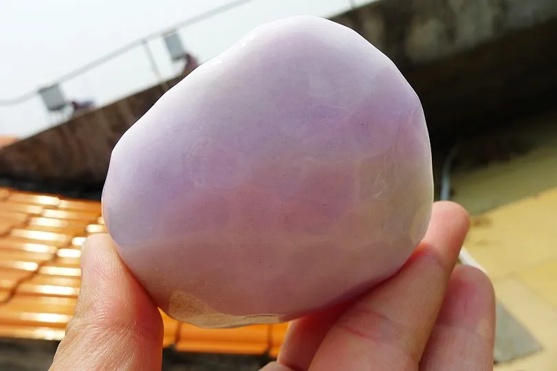 Natural Jade Rough Jadeite Raw (189g,6.8X6.1X2.5cm)