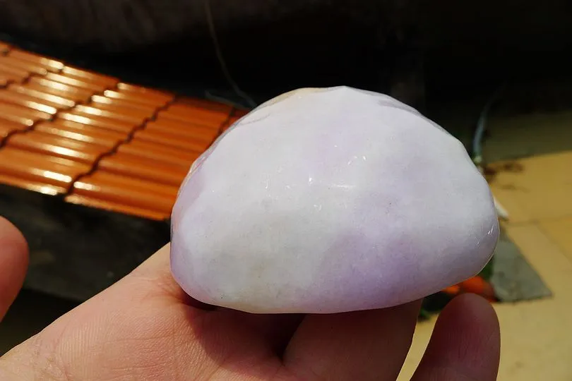 Natural Jade Rough Jadeite Raw (189g,6.8X6.1X2.5cm)