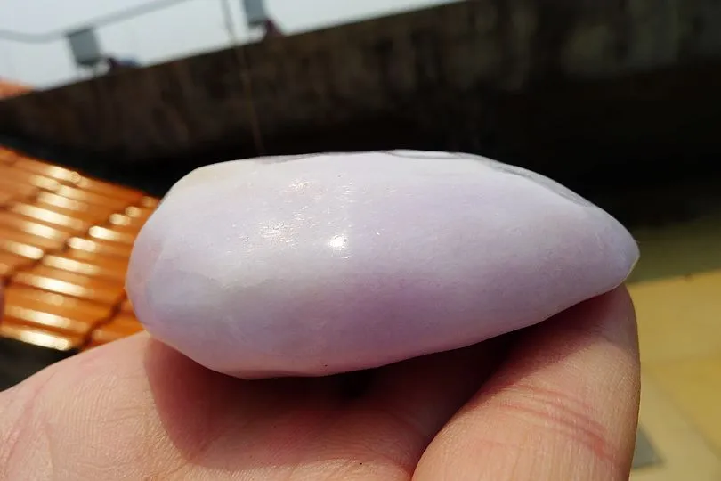 Natural Jade Rough Jadeite Raw (189g,6.8X6.1X2.5cm)