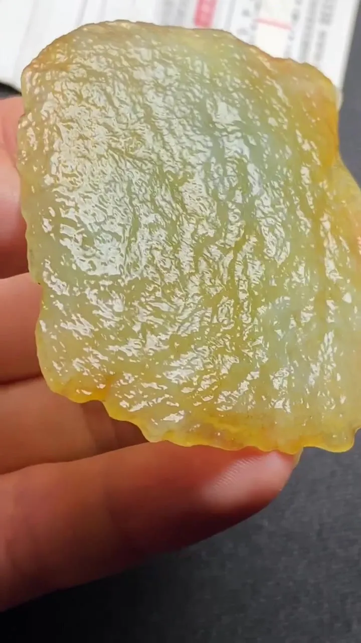 Natural Jade Rough Jadeite Raw (22g,56X49X4.2mm)-A6200